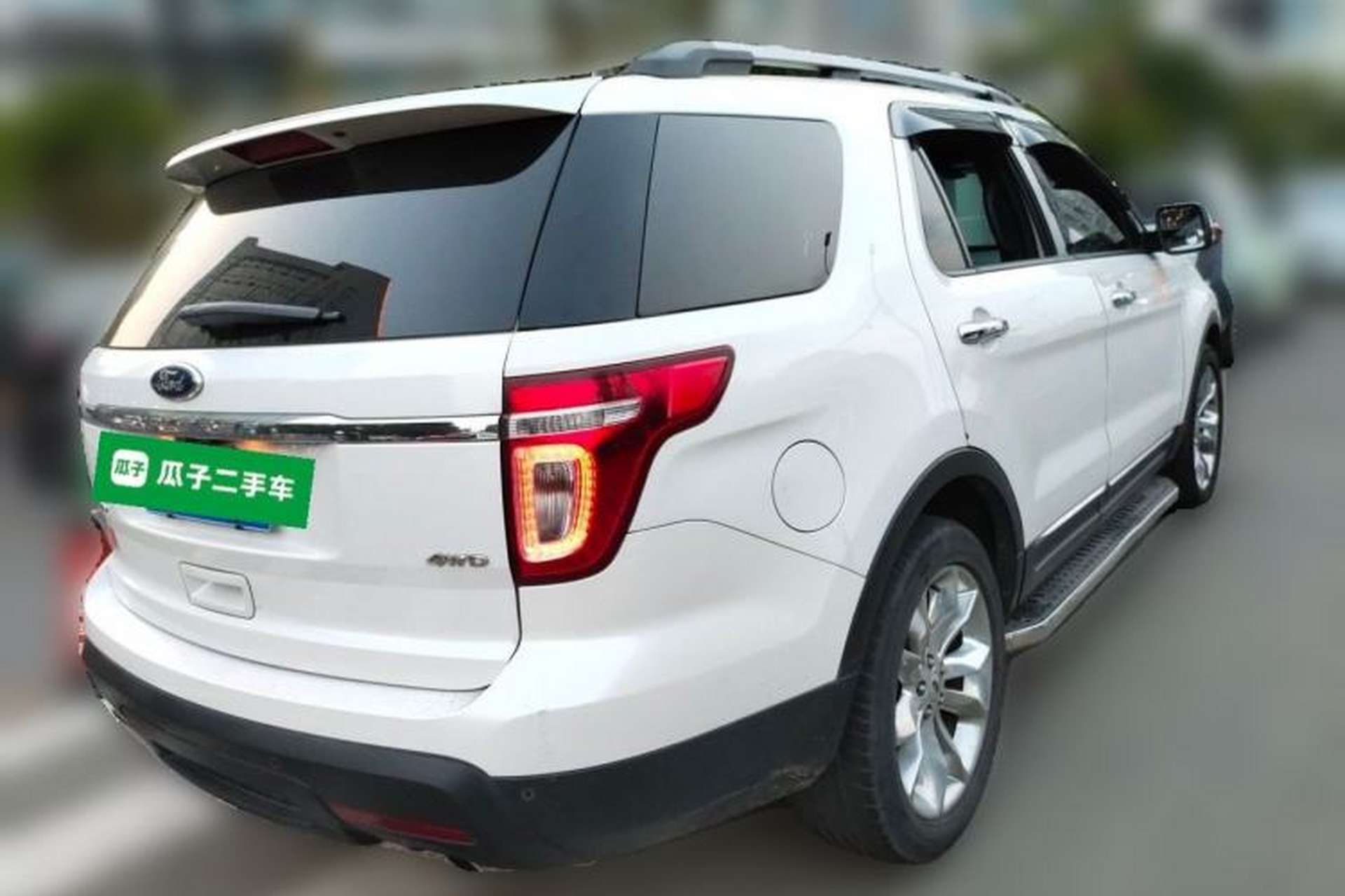 Used Ford Explorer 2013 3.5L Deluxe Model Rear Right 45 Deg