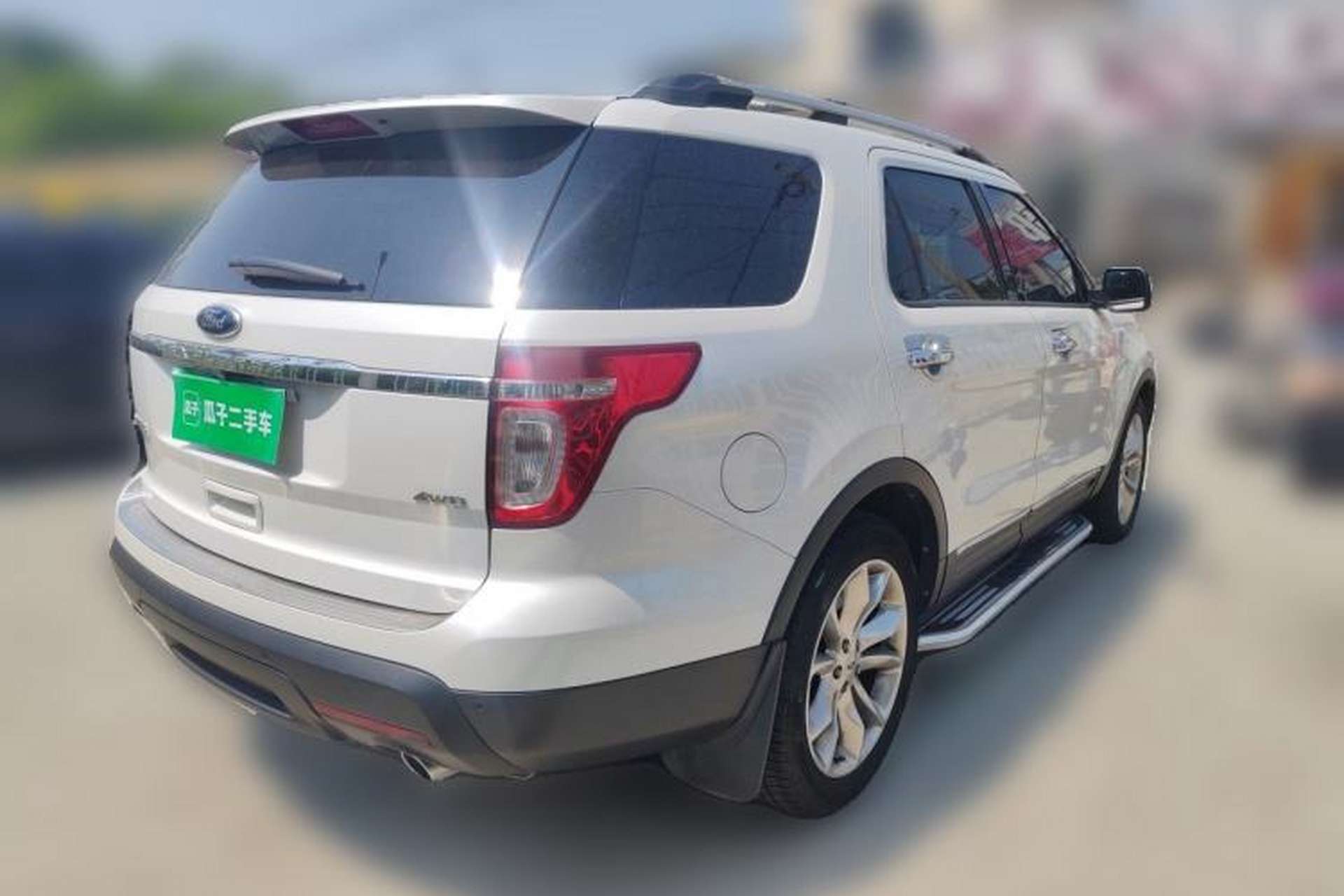 Used Ford Explorer 2013 3.5L Deluxe Model Rear Right 45 Deg