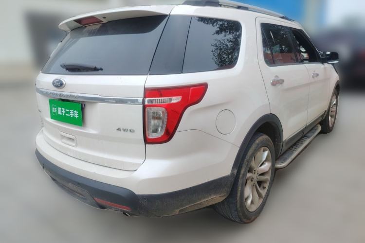 Used Ford Explorer 2013 3.5L Deluxe Model Rear Right 45 Deg