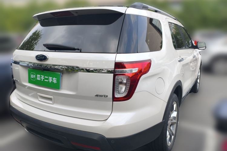 Used Ford Explorer 2013 3.5L Deluxe Model Rear Right 45 Deg