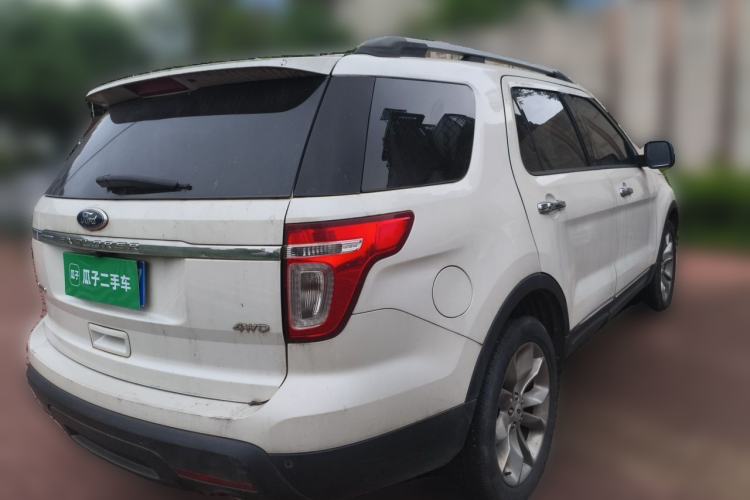 Used Ford Explorer 2013 3.5L Deluxe Model Rear Right 45 Deg