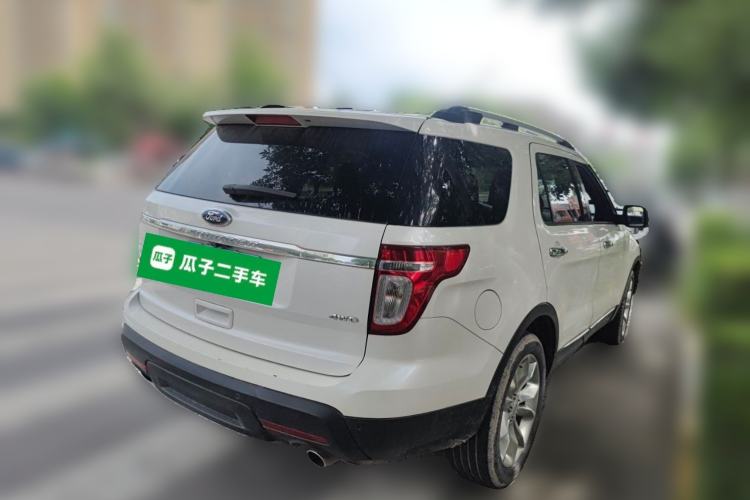 Used Ford Explorer 2013 3.5L Deluxe Model Rear Right 45 Deg