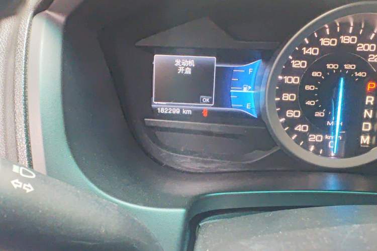 Used Ford Explorer  Odometer Close Up