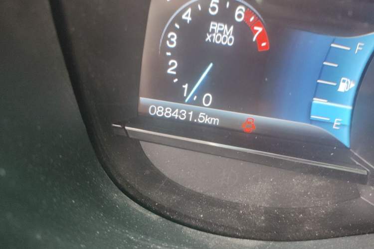 Used Ford Explorer  Odometer Close Up