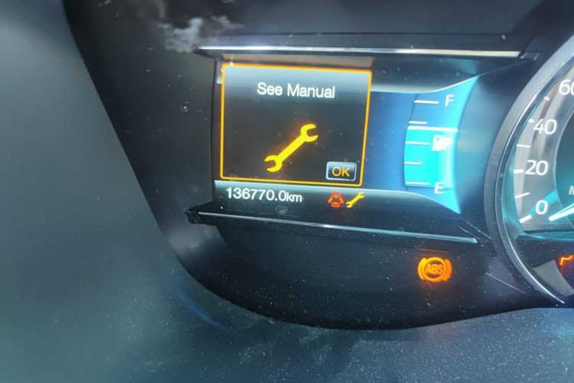 Used Ford Explorer  Odometer Close Up