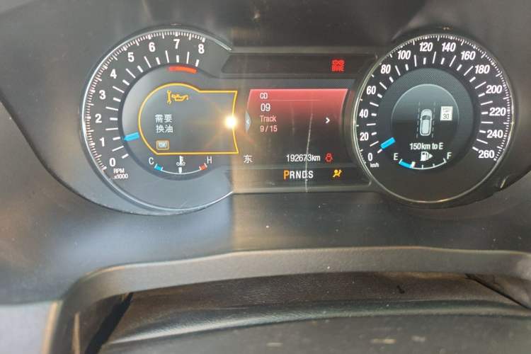 Used Ford Explorer 2016 3.5T Platinum Edition Odometer Close Up