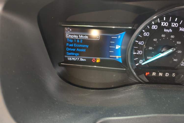 Used Ford Explorer 2016 2.3T Elite Edition Odometer Close Up