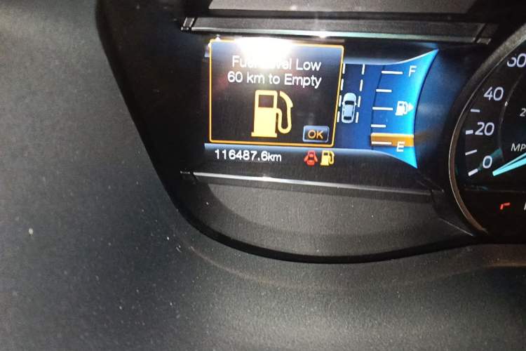 Used Ford Explorer 2016 2.3T Elite Edition Odometer Close Up