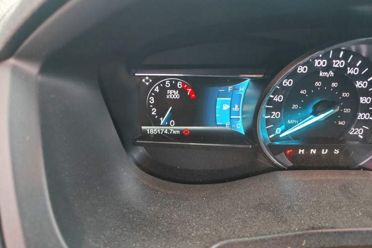Used Ford Explorer  Odometer Close Up