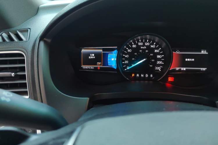 Used Ford Explorer 2016 2.3T Elite Edition Odometer Close Up