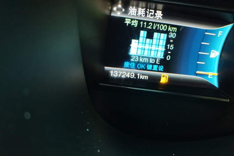 Used Ford Explorer 2016 2.3T Fashion Edition Odometer Close Up