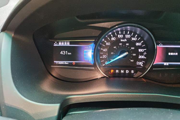 Used Ford Explorer 2016 2.3T Elite Edition Odometer Close Up
