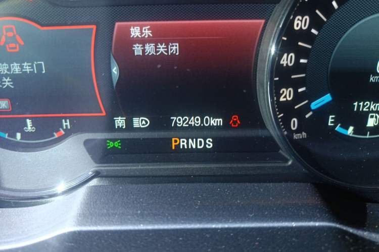 Used Ford Explorer 2016 3.5T Platinum Edition Odometer Close Up