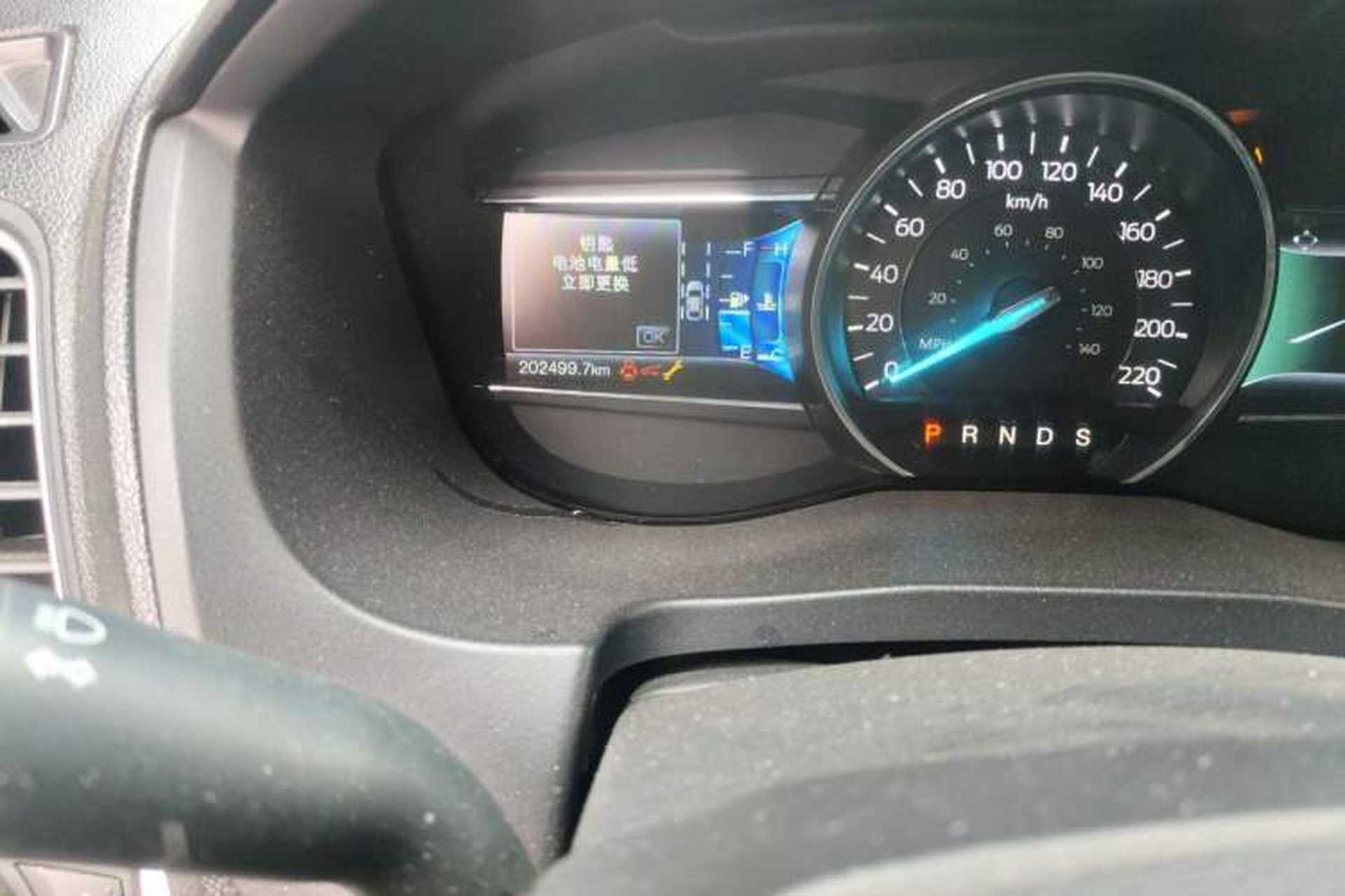 Used Ford Explorer 2017 2.3T Elite Edition Odometer Close Up