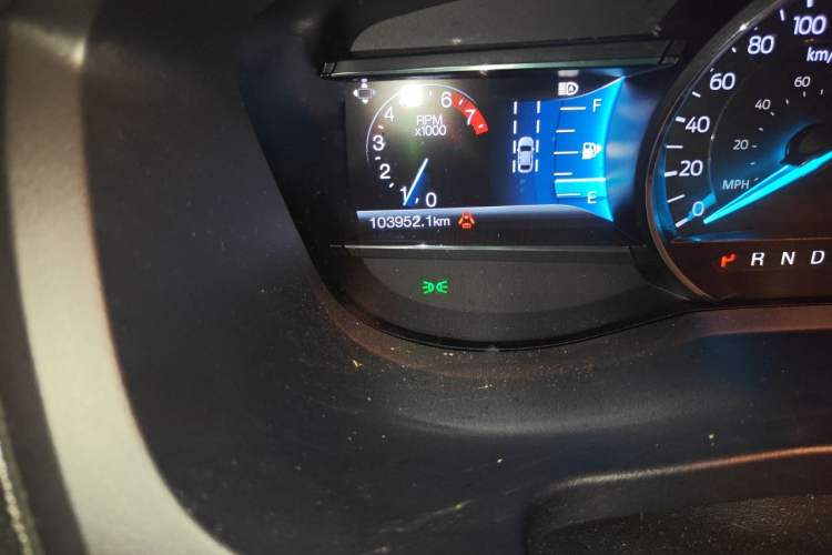Used Ford Explorer 2017 2.3T Elite Edition Odometer Close Up
