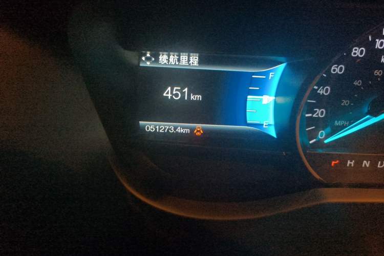 Used Ford Explorer 2017 2.3T Fashion Edition Odometer Close Up