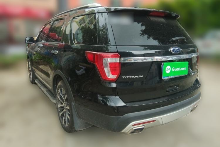 Used Ford Explorer 2017 3.5T Platinum Edition Rear Left 45 Deg