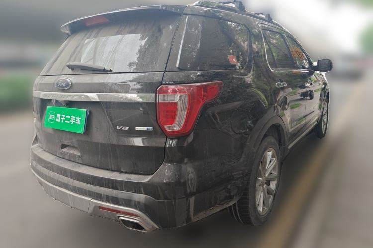 Used Ford Explorer 2017 3.5T Elite Edition Rear Right 45 Deg