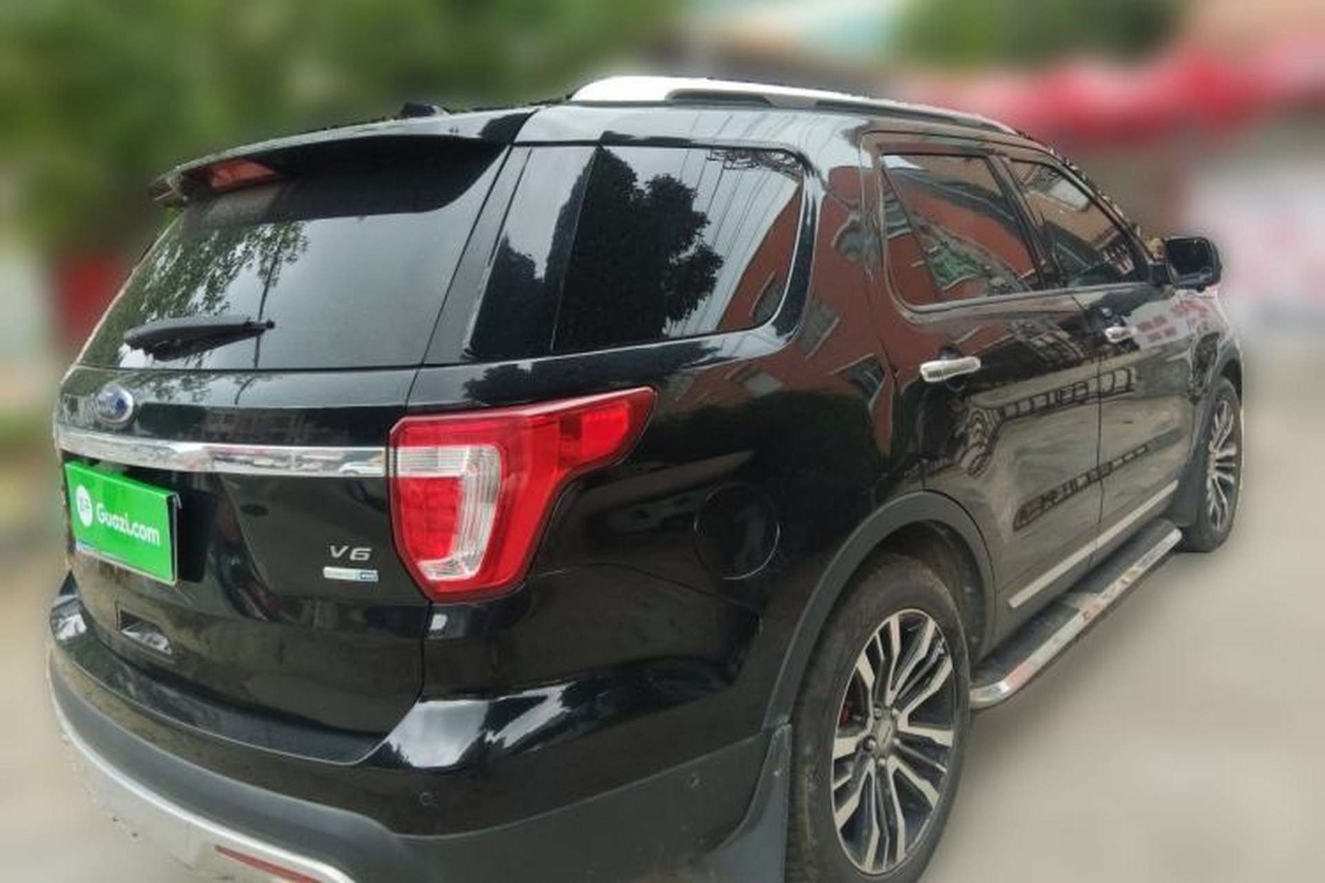 Used Ford Explorer 2017 3.5T Platinum Edition Rear Right 45 Deg