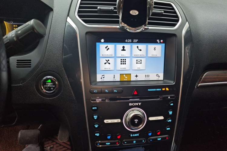 Used Ford Explorer 2017 2.3T Elite Edition Audio And AC Panel