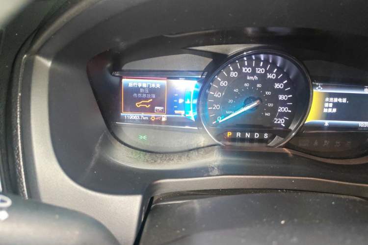Used Ford Explorer 2017 2.3T Elite Edition Odometer Close Up