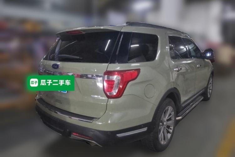 Used Ford Explorer 2017 2.3T Elite Edition Rear Right 45 Deg
