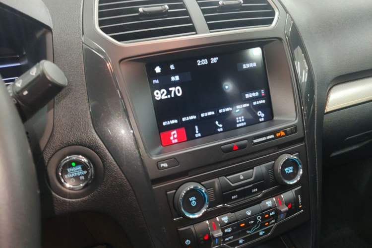 Used Ford Explorer 2017 2.3T Fashion Edition Audio And AC Panel