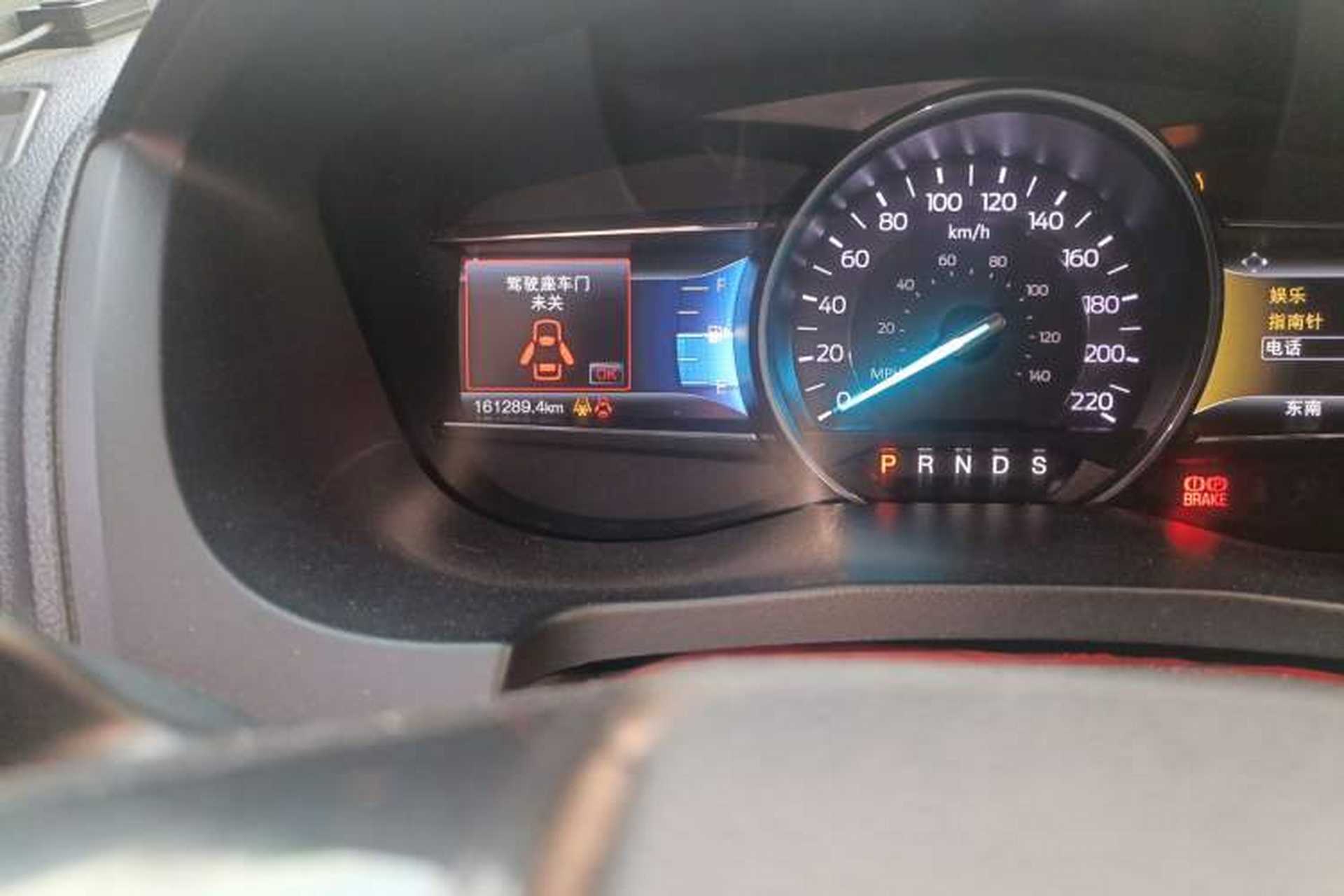 Used Ford Explorer 2017 2.3T Fashion Edition Odometer Close Up