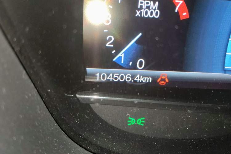 Used Ford Explorer 2017 2.3T Fashion Edition Odometer Close Up