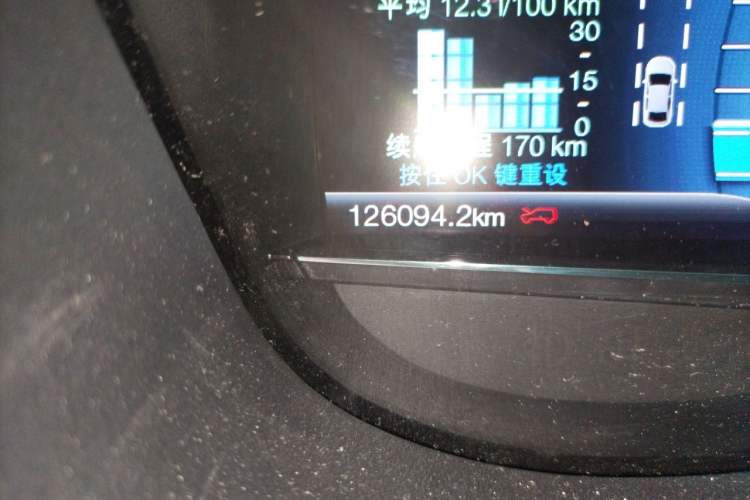 Used Ford Explorer 2017 2.3T Elite Edition Odometer Close Up