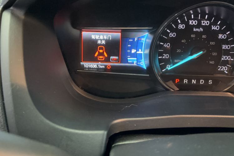 Used Ford Explorer 2017 2.3T Elite Edition Odometer Close Up