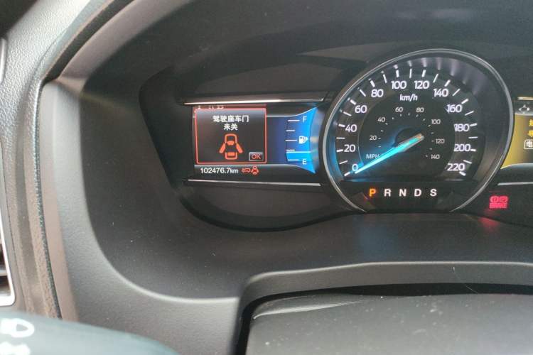Used Ford Explorer  Odometer Close Up