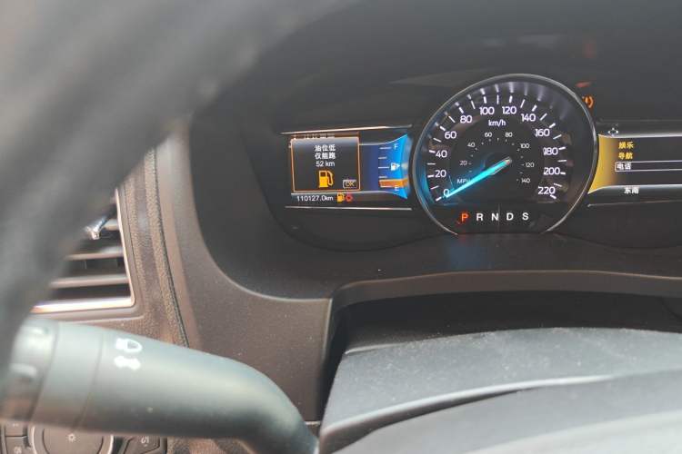 Used Ford Explorer 2017 2.3T Elite Edition Odometer Close Up