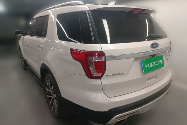 Used Ford Explorer 2017 3.5T Platinum Edition Rear Left 45 Deg