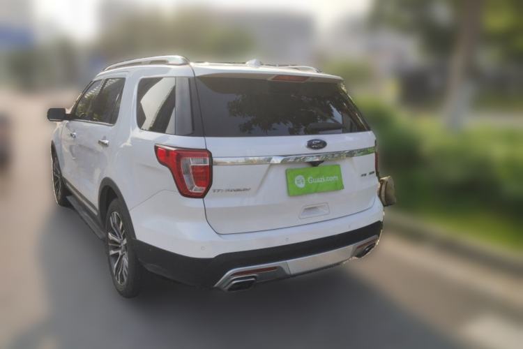 Used Ford Explorer 2017 3.5T Platinum Edition Rear Left 45 Deg