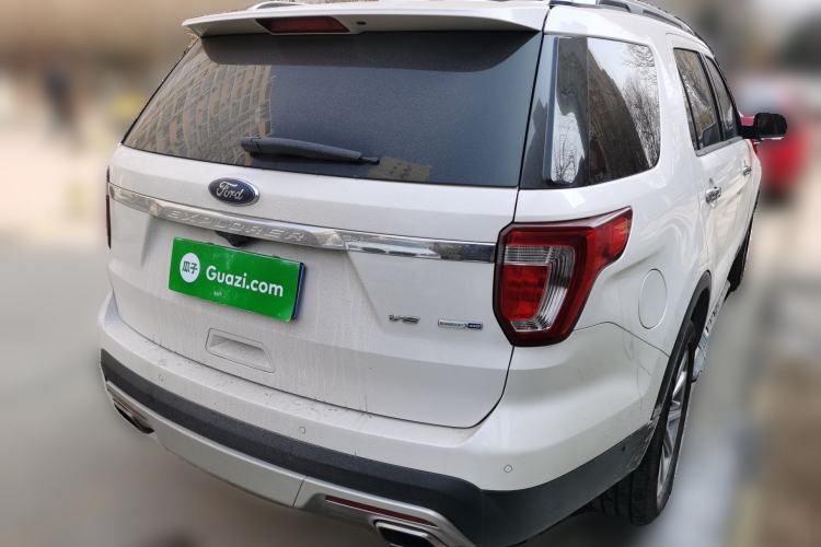 Used Ford Explorer 2017 3.5T Elite Edition Rear Right 45 Deg