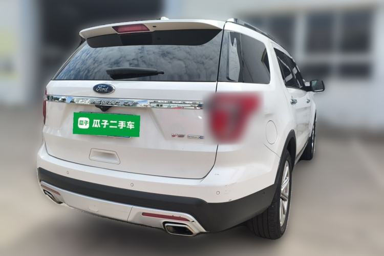Used Ford Explorer 2017 3.5T Elite Edition Rear Right 45 Deg