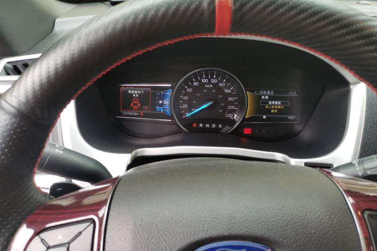 Used Ford Explorer 2017 2.3T Elite Edition Odometer Close Up