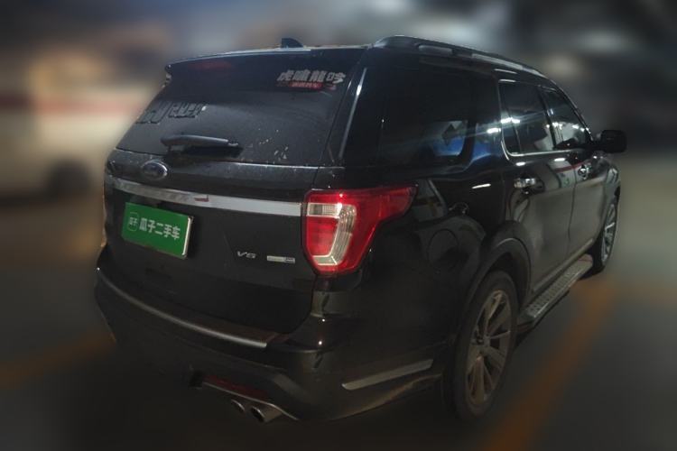 Used Ford Explorer 2018 3.5T Elite Edition Rear Right 45 Deg