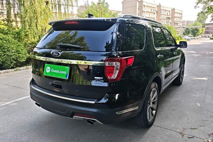 Used Ford Explorer 2018 2.3T Elite Edition Rear Right 45 Deg