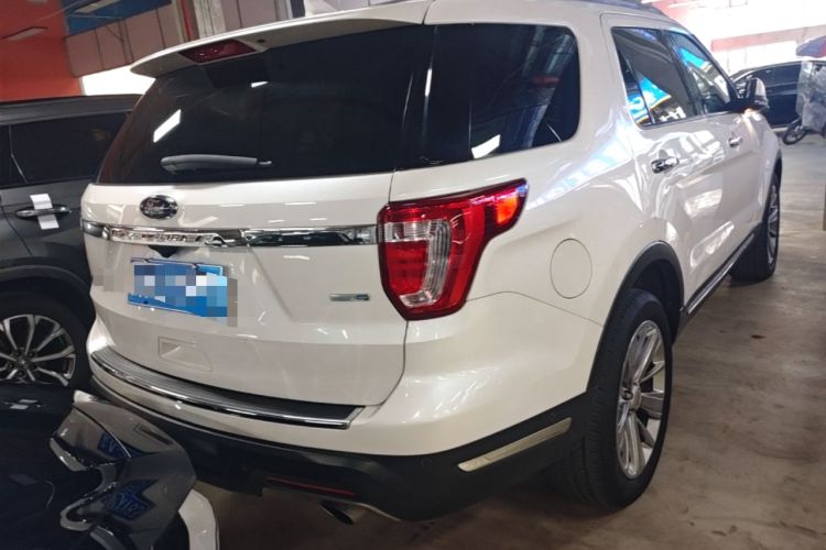 Used Ford Explorer 2018 2.3T Elite Edition Rear Right 45 Deg