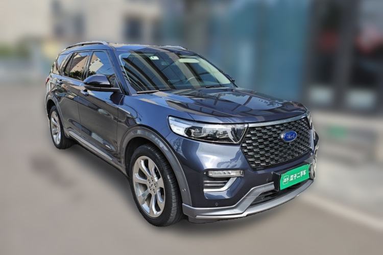 Used Ford Explorer 2020 EcoBoost 285 4x4 Platinum Edition 6 Seats Front Right 45 Deg