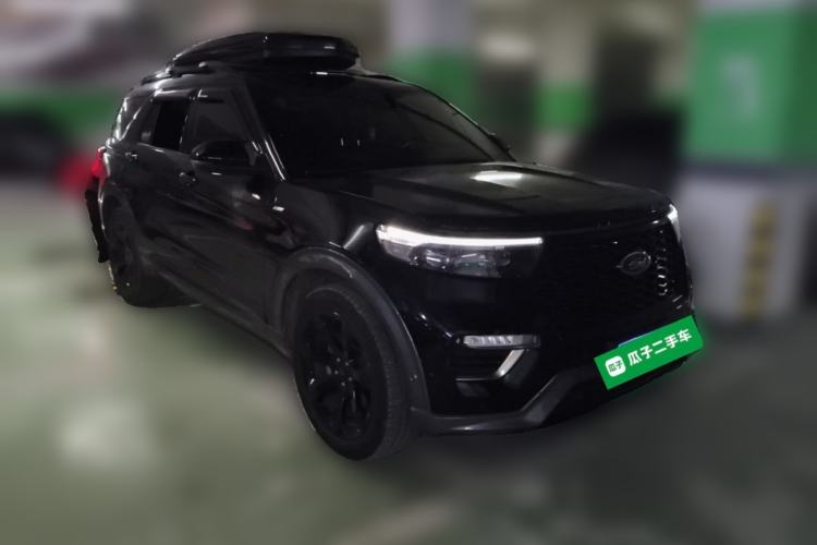 Used Ford Explorer 2020 EcoBoost 285 4x4 Sport Edition ST-LINE 6-Seater Front Right 45 Deg