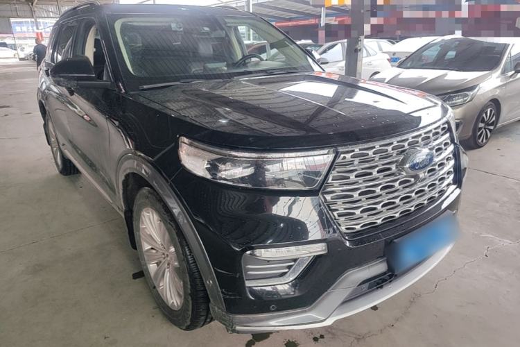 Used Ford Explorer 2020 EcoBoost 285 4x4 Titanium Edition 6 Seats Front Right 45 Deg