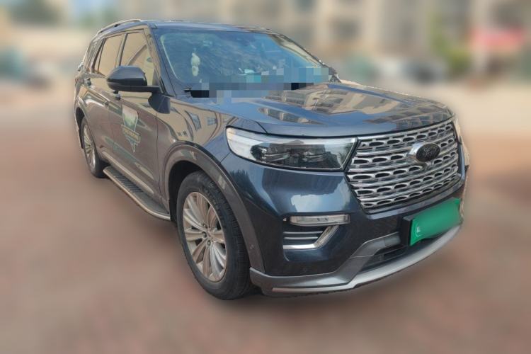 Used Ford Explorer 2020 EcoBoost 285 4x4 Titanium Edition 7-Seater Front Right 45 Deg
