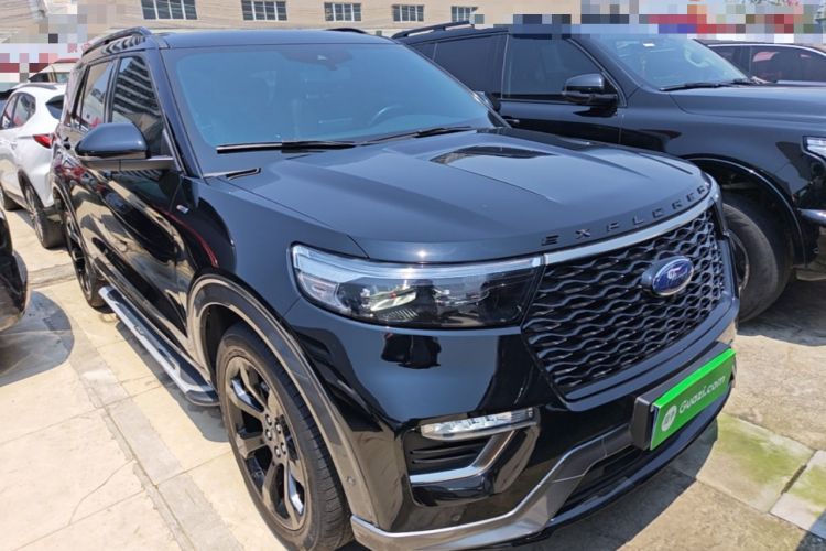 Used Ford Explorer 2020 EcoBoost 285 Four-Wheel Drive Sport Edition ST-LINE 7-Seater Front Right 45 Deg