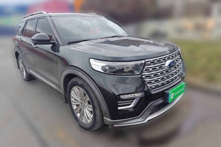 Used Ford Explorer 2020 EcoBoost 285 4x4 Titanium Edition 7-Seater Front Right 45 Deg