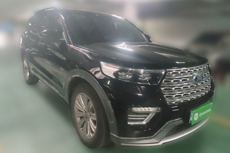 Used Ford Explorer 2020 EcoBoost 285 4x4 Titanium Edition 6 Seats Front Right 45 Deg