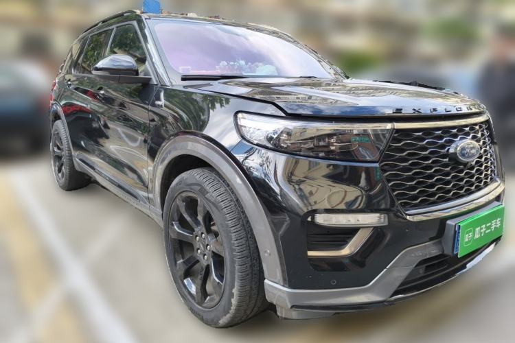Used Ford Explorer 2020 EcoBoost 285 Four-Wheel Drive Sport Edition ST-LINE 7-Seater Front Right 45 Deg