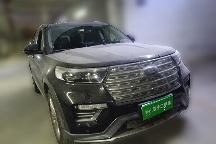 Used Ford Explorer 2020 EcoBoost 285 4x4 Titanium Edition 6 Seats Front Right 45 Deg